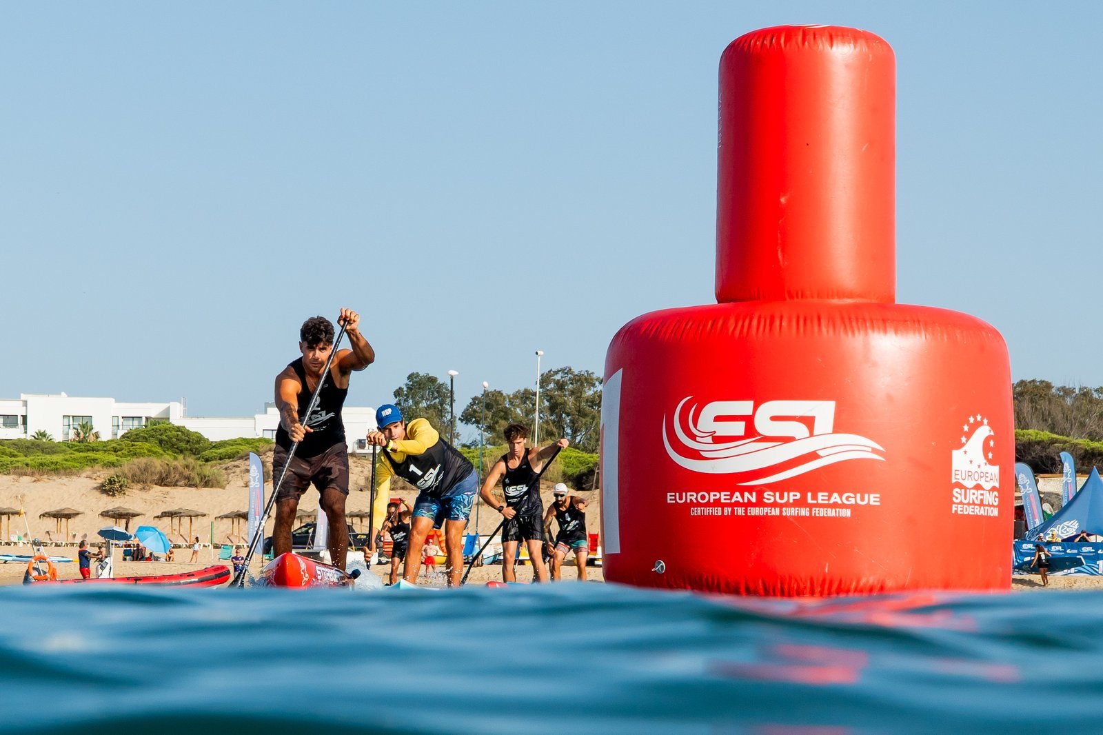 Technical Race action at Playa Central, Isla Cristina